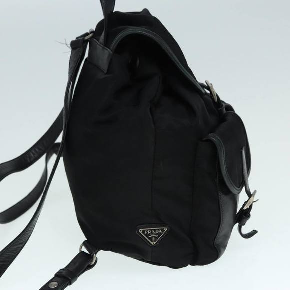 PRADA Backpack Nylon Black Auth 89322 - Picture 4 of 16